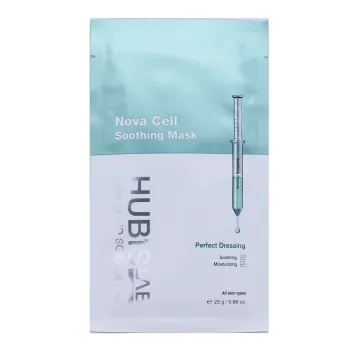 HUBISLAB e+ Epiderma Nova Cell Soothing Mask | Raminanti kaukė su alijošiumi ir rupūžaru 5 vnt. × 35 g