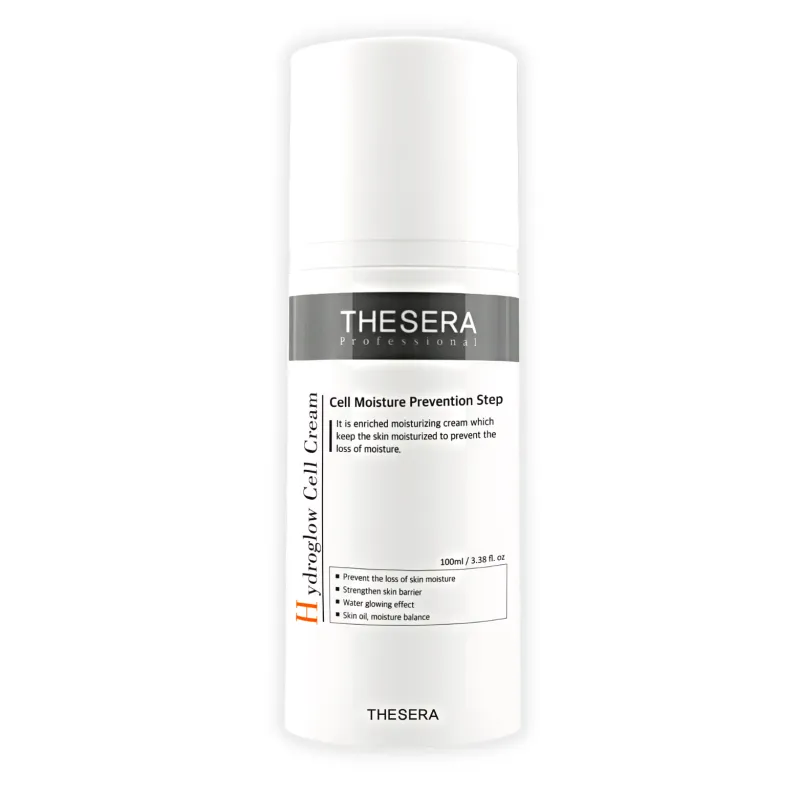THESERA Hydroglow Cell Cream | Drėkinamasis ir Spindesį suteikiantis Veido Kremas 100 ml
